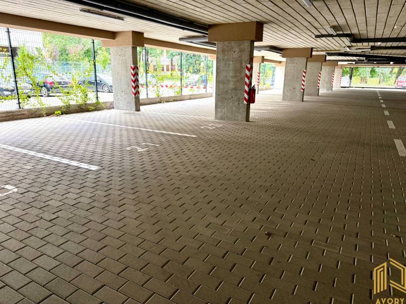 Parkolóhelyek a Szenice Sadová utcáján.
