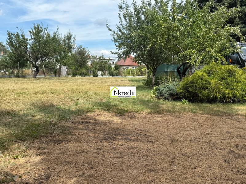 Fák és bokrok a telken Aranyosmaróton, ideális lakhatásra.