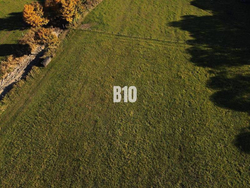 Lakóövezeti füves telek Petrovicében, zölddel és fákkal körülvéve.