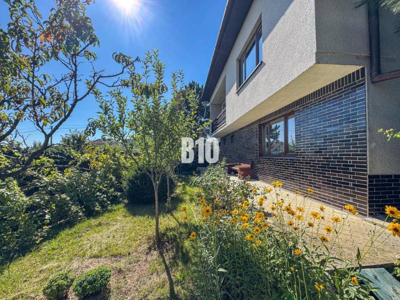 Családi ház a Nyitrai Kő utcában, gondozott kerttel és terasszal.