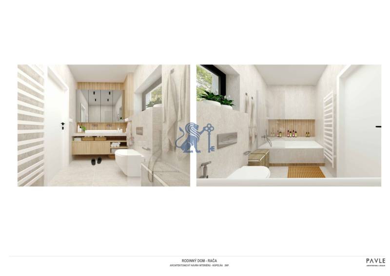 Vizualizácia | kúpeľňa na poschodí