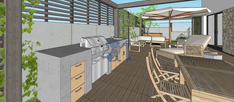 Vizualizácia | BBQ area