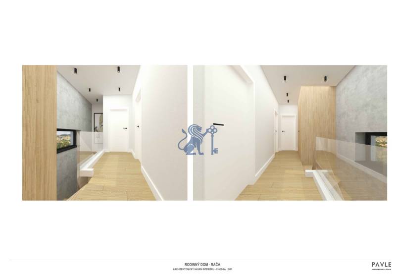 Vizualizácia | chodba na 1.p