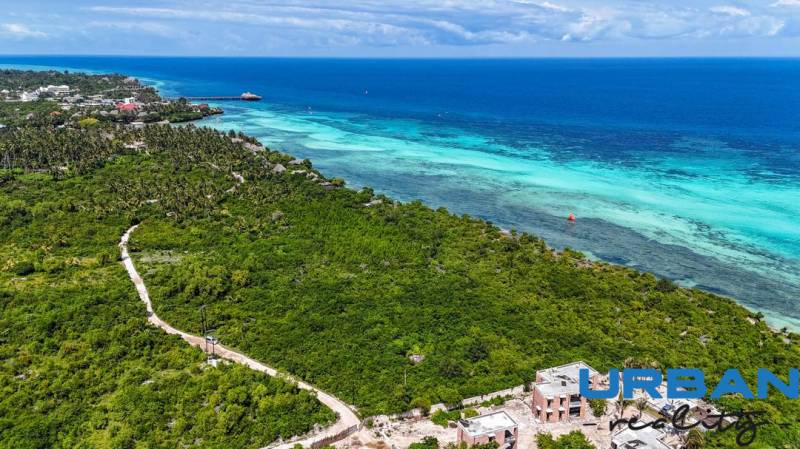 Kilátás a tengerparti ingatlanokra - kereskedelmi célú Kizimkazi területén, óceáni kilátással.