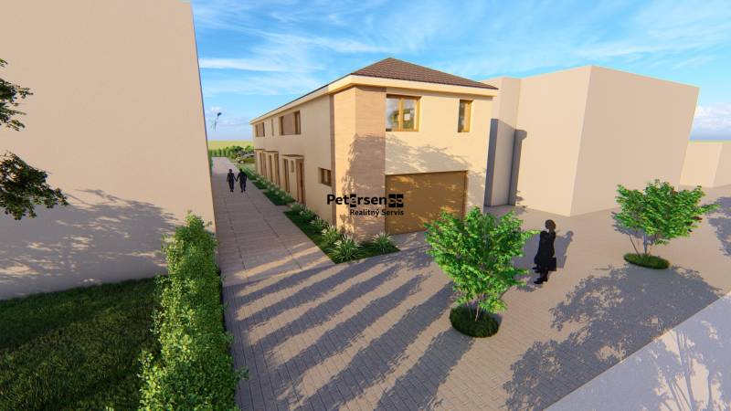 Kétszintes épület a Litoměřicei úton Topoľčiankyban, környező fákkal.