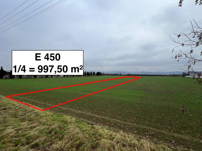 Kereskedelmi telkek Pruskóban, eladásra kijelölve, összterület 997,50 m².