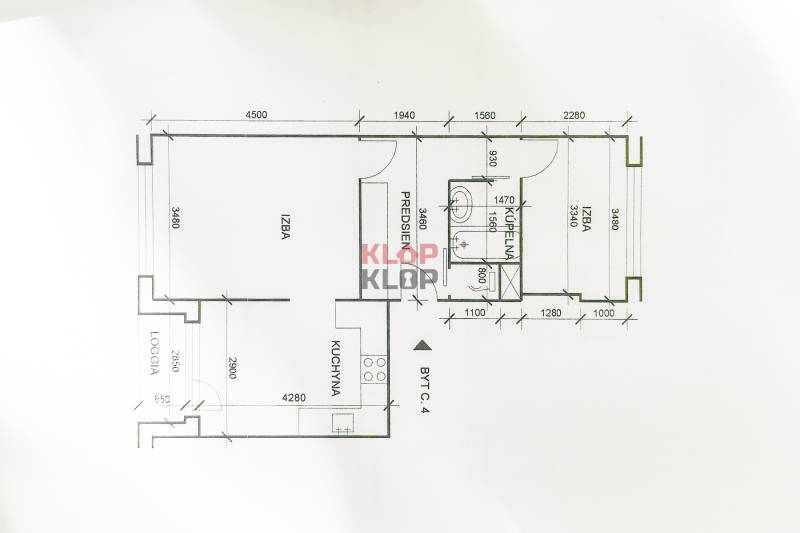 Pozrite si PRÍJEMNÝ 2i byt so ZARIADENÍM, LODŽIOU a KLIMATIZÁCIOU