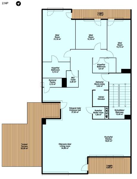 Bratislava - Nové Mesto 4 szobás lakás eladó reality Bratislava - Nové Mesto