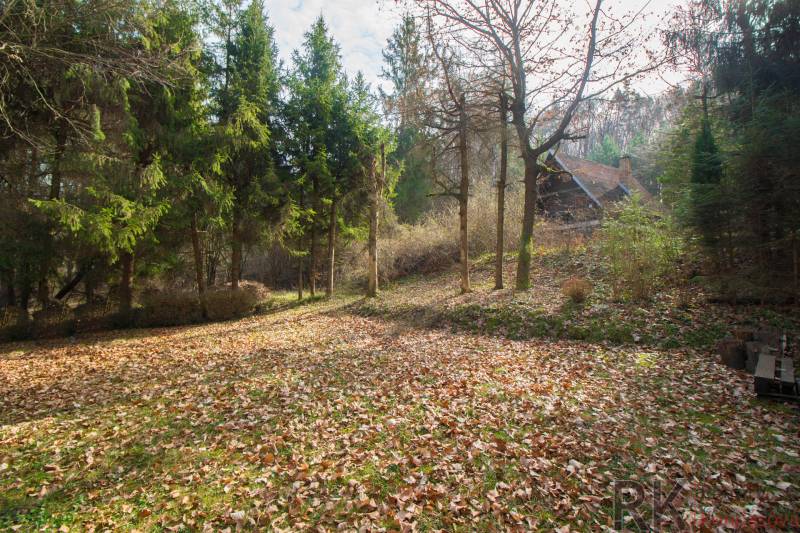 Őszi táj a Holčíkovce-i üdülőterületeken, tele színes levelekkel és fákkal.