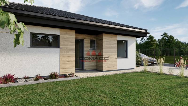 Családi ház a Drahóci Templom utcában modern homlokzattal.