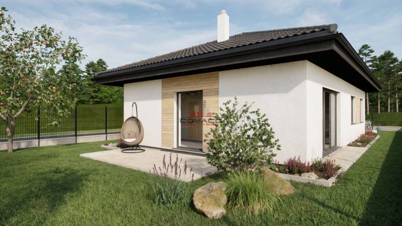 Családi ház a Kostolná utcában, Drahóc községben, terasszal és zöldellő kerttel.