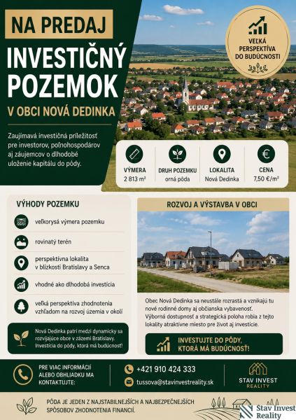 Befektetési mezőgazdasági terület ajánlata Újfaluban, értéknövekedési kilátásokkal.