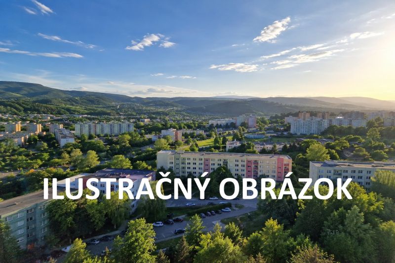 Egyszobás lakás kilátással Besztercebányán.