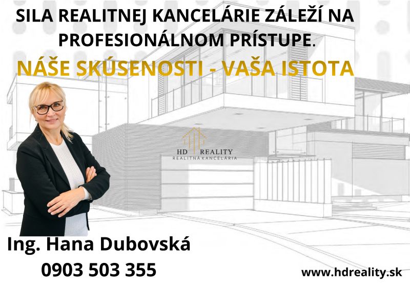 Az ingatlaniroda professzionális hozzáállást kínál tapasztalattal és biztonsággal. Kapcsolat: www.hdreality.sk.