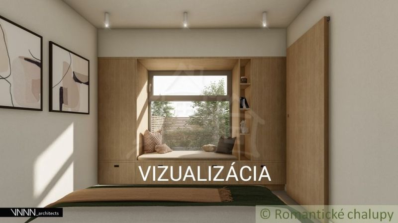 Családi ház belső tere, hangulatos ülősarokkal az ablaknál.
