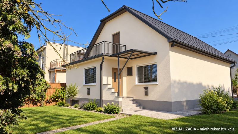 Családi ház a Družstevná utcában, Dubnica nad Váhom, gondozott kerttel körülvéve.