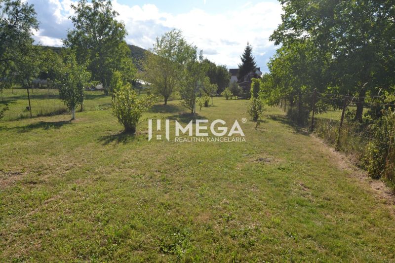 Kert egy családi ház mellett a Hažín nad Cirochou utcában, Hažín nad Cirochou-ban.