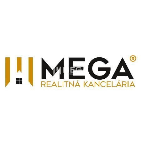 MEGA ingatlanközvetítő iroda logója a Szlovák Ingatlanközvetítők Szövetségének hitelesítésével.