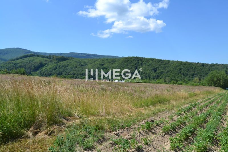 Telek Zemplínske Hámryban, ideális lakhatásra, kilátással a hegyekre.