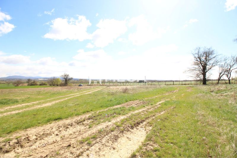 Telkek - lakóhely Vranov nad Topľou-ban földúttal és fákkal a horizonton.