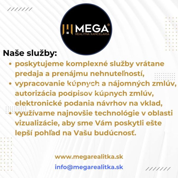 A MEGA ingatlaniroda ingatlanok eladását, bérbeadását és elektronikus szerződés-hitelesítést kínál.